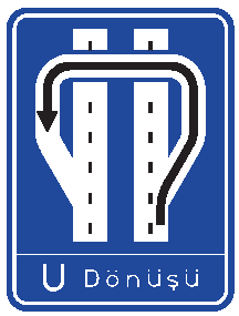 U Dönüşü Levhası (Üst Geçit)