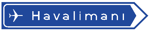 Kavşak İçi Yön Levhası (Havalimanı)