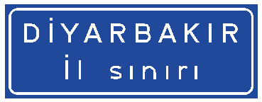 İl Sınırı Levhası