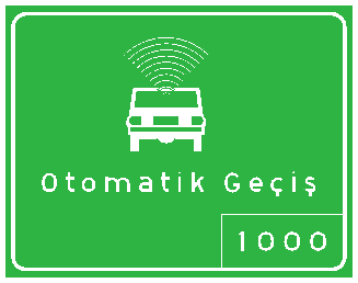 Başüstü Şerit Seçimi Levhası