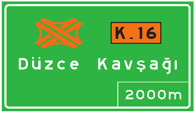 Kavşak İsim Levhası