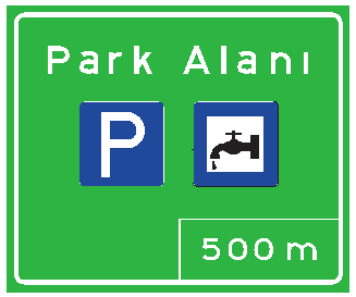 Park Alanı Levhası