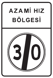 Azami Hız Bölgesi Sonu